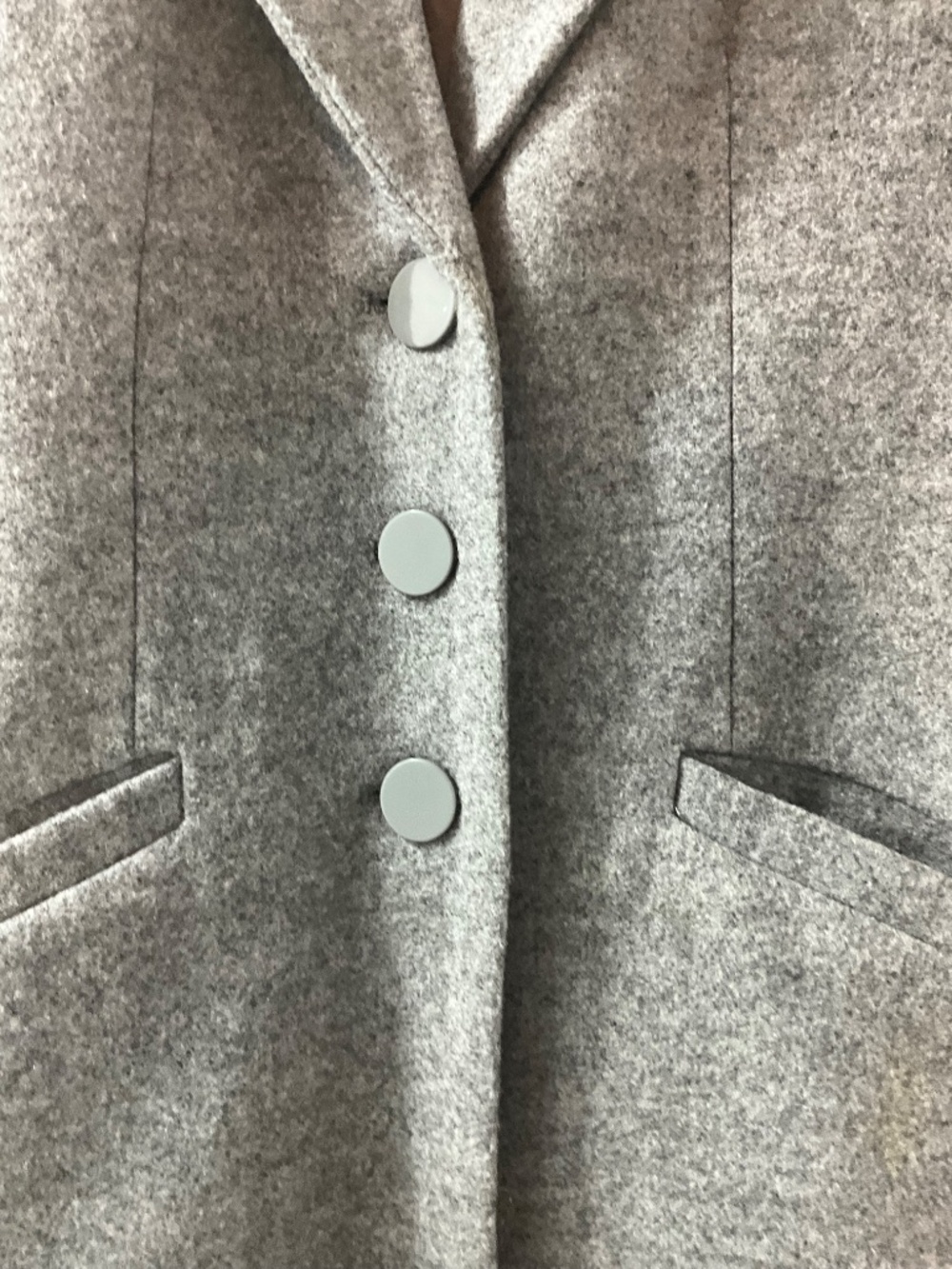 A/X Long Grey Coat - Picture 5 of 6